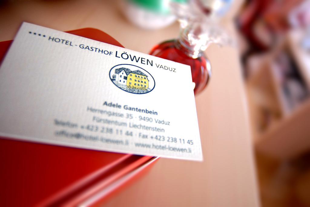 Hotel Gasthof Lowen Vaduz Eksteriør bilde